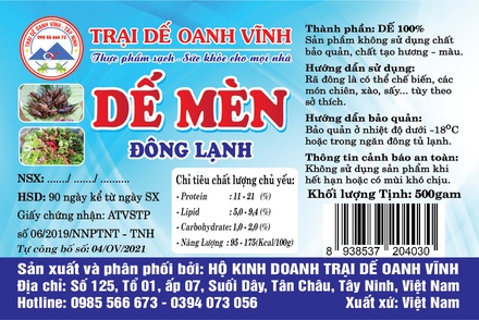 Dế mèn sữa đông lạnh đóng hộp