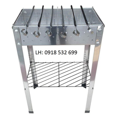 Bếp nướng than hoa BBQ hình chữ nhật Z117 sản xuất