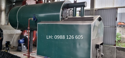 Nồi hơi đốt than củi công suất 1.5 tấn (1500kg/h)-0988126605