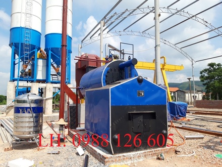 Nồi hơi đốt than củi công suất 1 tấn (1000kg/h) -0988126605