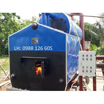 Nồi hơi đốt than củi công suất 1.5 tấn (1500kg/h)-0988126605